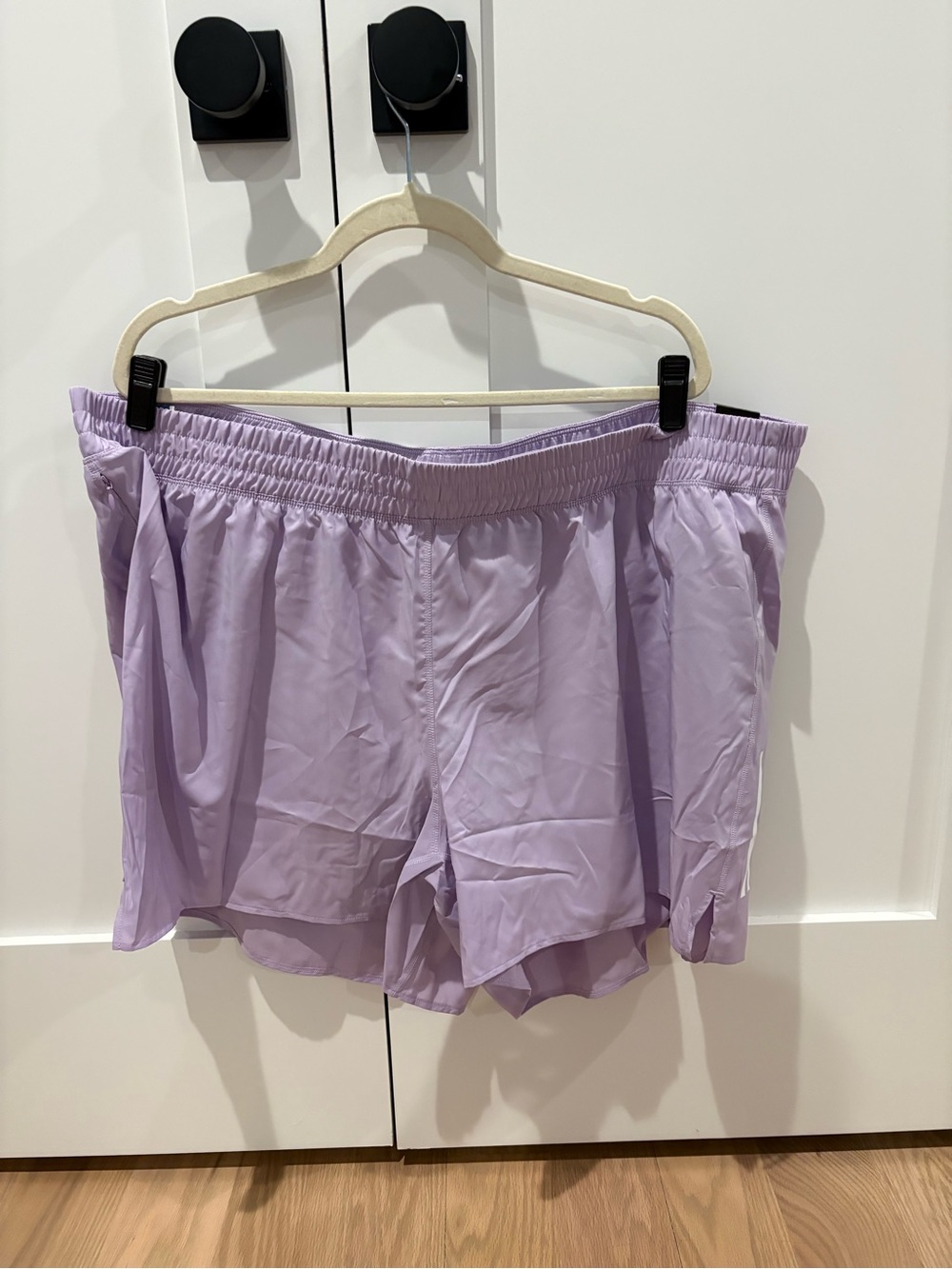 Adidas Areoready Light Lavender active shorts. Size 4XL
